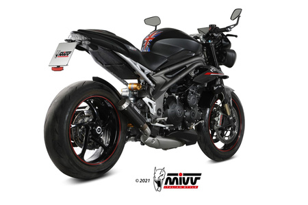 Mivv Tłumik końcowy MK3 CARBON TRIUMPH SPEED TRIPLE 1050 R / S / RS 2018-2020