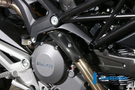 Osłona kolektora wydechowego carbon - Ducati Monster 1100 (2008-2014) ILMBERGER AHK.005.D696M.K
