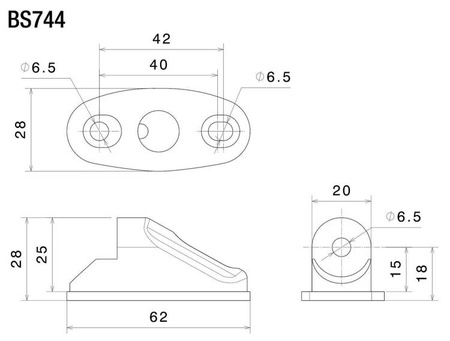 Mounting kit for fairing mirror