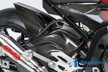 Tylny błotnik z górną osłoną łańcucha z ABS carbon - BMW S 1000 R (2014-obecnie) / S 1000 RR Street (2012-) / HP4 (od 2012) ILMBERGER KHO.032.S100S.K