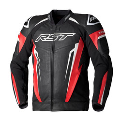 KURTKA SKÓRZANA RST TRACTECH EVO 5 RED/BLACK/WHITE