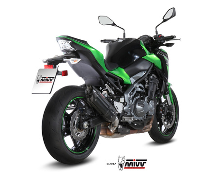 Mivv Tłumik końcowy SUONO BLACK stal nierdzewna KAWASAKI Z900 A2 (35 KW / 70 KW) 2017-2025
