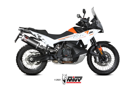 Mivv Tłumik końcowy DAKAR BLACK STAINLESS STEEL KTM 790 ADVENTURE / R 2025