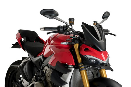 Owiewka PUIG do Ducati Streetfighter V4 / S 2020-2025 (Sport) Czarny (N) 20467N