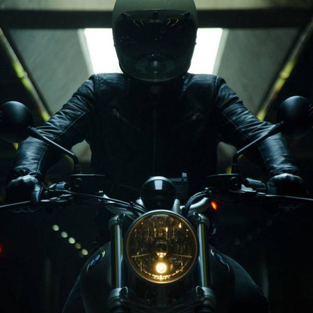 SPIDI KURTKA SKÓRZANA GARAGE CZARNA