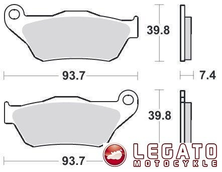 KLOCKI HAMULCOWE SBS 194 MS