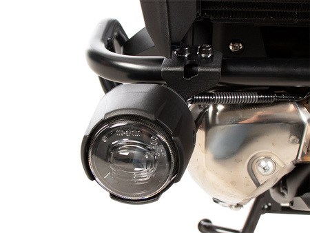 Adapter set black for original auxiliary headlights for combination with Hepco&Becker engine protection bar for Honda NT 1100 / DCT / ES (2025-)