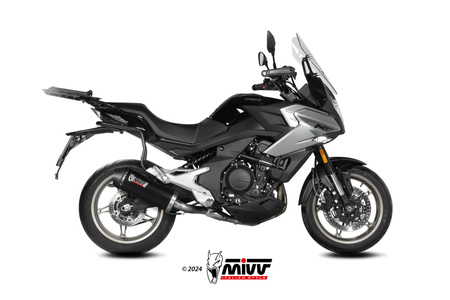 Mivv Tłumik końcowy OVAL BLACK STAINLESS STEEL WITH CARBON CAP CF MOTO 700MT 2024