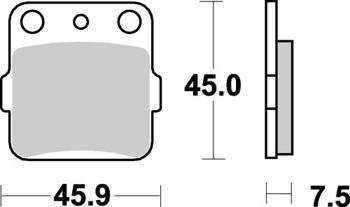 KLOCKI HAMULCOWE SBS 592 RSI