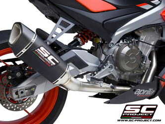SC-Project Układ wydechowy SC1-R Carbon Aprilia Tuono 660 2021-2024