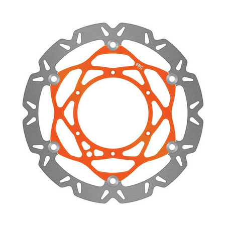 EBC Tarcza hamulcowa motocyklowa SMX6032EORG Supermoto, 320mm, konturowa, Carbon Look