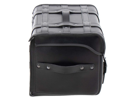 Rugged Chest leather rear bag