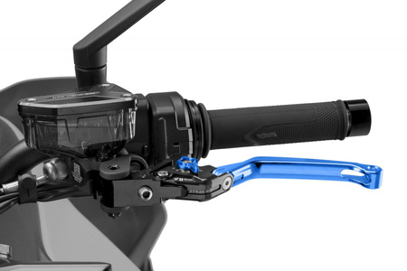 Regulowana dźwignia sprzęgła PUIG 4.0 EVO (z zawiasem, wymaga adaptera) Niebieski (A) 4210AA