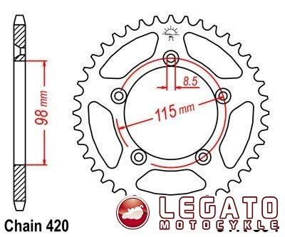 ZĘBATKA NAPĘDOWA JT TYŁ