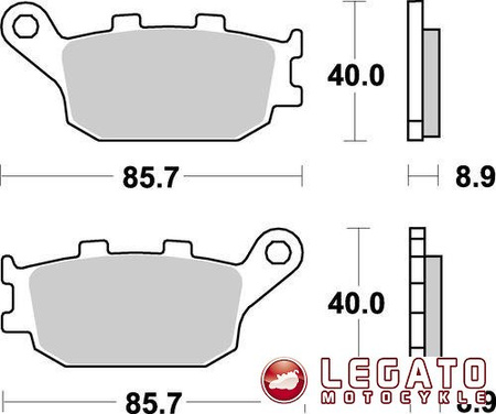 KLOCKI HAMULCOWE SBS 657 RQ