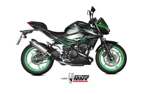 Mivv Tłumik końcowy AK-1 TITANIUM WITH CARBON CAP KAWASAKI Z 500 / SE 2024-2025