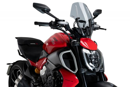 Owiewka PUIG do Ducati Diavel V4 2024-2025 (Touring) Lekko przyciemniany (H) 21713H