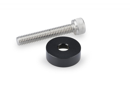 Adapter lusterek PUIG Hi-Tech IV / Tracker (22140N, lewy lub prawy) Czarny (N) 22140N