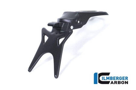 Uchwyt tablicy rejestracyjnej krótki matowy carbon - DUCATI Monster 1200 od 2017 ILMBERGER NHO.119.DSS7M.K