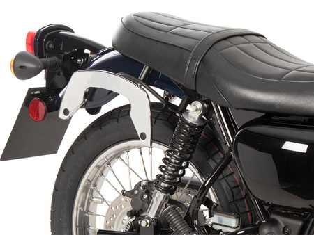 C-Bow sidecarrier chrome for Kawasaki W230 / Meguro S1 (2025-)