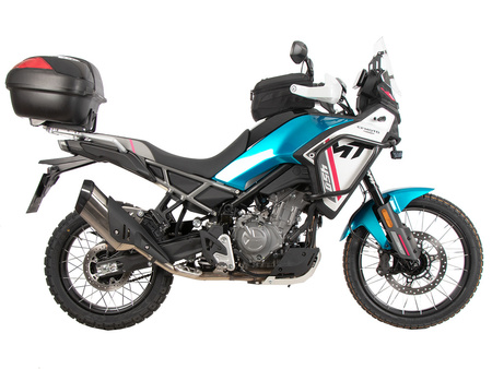 Alurack top case carrier black for combination with original rear rack for CF Moto 450 MT (2024-)