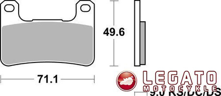 KLOCKI HAMULCOWE SBS 806 HS
