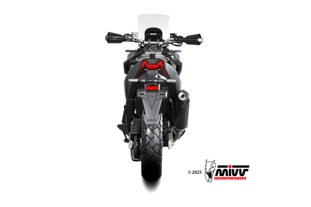 Mivv Tłumik końcowy OVAL BLACK STAINLESS STEEL WITH CARBON CAP SYM ADX TG 400 2025-2026