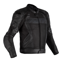 Motocyklowa Kurtka Skórzano-Tekstylna RST Tractech Evo 4 Mesh CE Black/Black (2526)