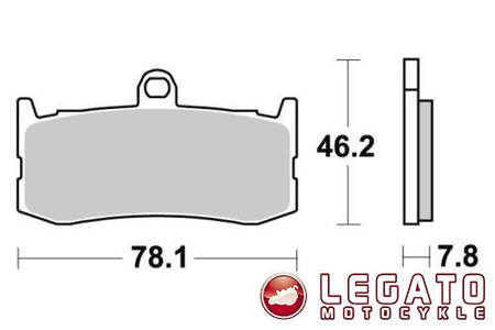 KLOCKI HAMULCOWE SBS 864 HS