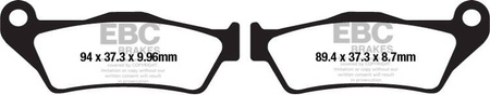 EBC Klocki hamulcowe FA671HH wzmacniane (kpl. na 1 tarcze)