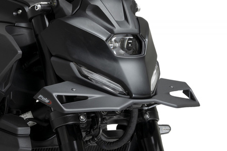 Przednie spoilery dociskowe do Yamaha MT-07 25 Czarny mat (J) 22417J