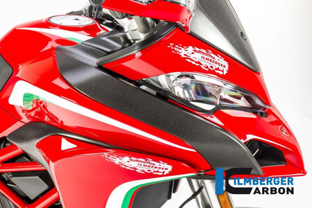 Osłona kanału powietrznego i zbiornika prawa strona matowa Ducati Multistrada 1200 DVT (2015) ILMBERGER TOR.112.D15MM.K