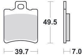 KLOCKI HAMULCOWE SBS 771 HS