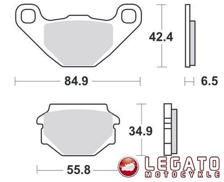 KLOCKI HAMULCOWE SBS 113 CT
