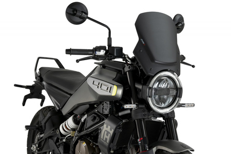 Owiewka PUIG do Husqvarna Svartpilen 125 / 401 24-25 Czarny mat (J) 22188J