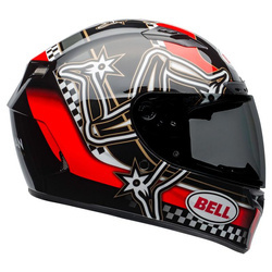 KASK BELL QUALIFIER DLX MIPS ISLE OF MAN RED/BLACK/WHITE