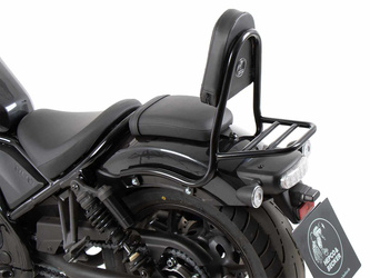Sissybar with rearrack black (tube type) for Honda CMX 1100 Rebel / DCT / SE (2025-)