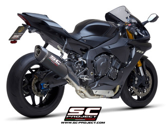 SC-Project tłumik końcowy SC1-R carbon (350mm) + decat Yamaha R1 (2017 – 2019) – R1M