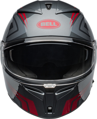 KASK BELL LITHIUM ECE6 JETSTREAM GRAY/CANDY RED