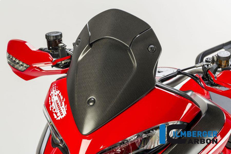 Szyba motocyklowa matowa carbon do Ducati Multistrada 1200 DVT (2015) ILMBERGER VEO.107.D15MM.K