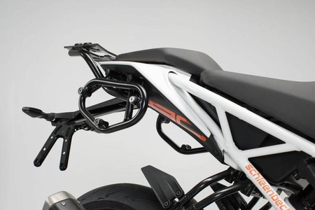 ZESTAW KUFRÓW BOCZNYCH URBAN ABS I STELAŻY SW-MOTECH KTM 125/390 DUKE (17-) BLACK 2X165L