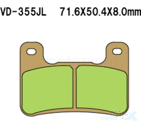 Klocki Hamulcowe Vesrah VD-355JL