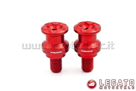 Rolki wahacza pod podnośnik marki EVOTECH RC czerwone  M10D