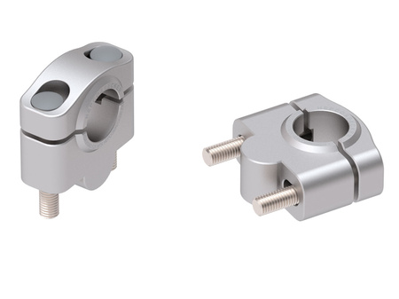 Handlebar Riser for KTM LC 4 400/620 (1994-2001), 25mm - silver