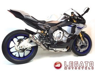 Tłumik końcowy + decat Austin Racing YAMAHA R1 2015-2017 GP2R