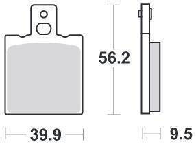 KLOCKI HAMULCOWE SBS 646 HF
