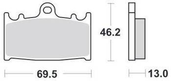 KLOCKI HAMULCOWE SBS 789 HF
