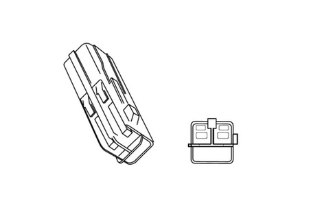 Przewody do podłączenia kierunkowskazów LED do Honda CBR1000RR Czarny (N) 20591N