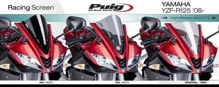SZYBA SPORTOWA PUIG DO YAMAHA R125 08-18