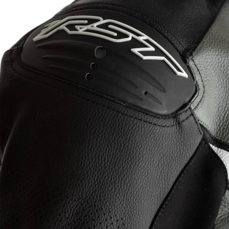 KURTKA SKÓRZANA RST AXIS CE BLACK/GREY/WHITE S (2353)